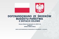 plakat z informacją o dofinansowaniu